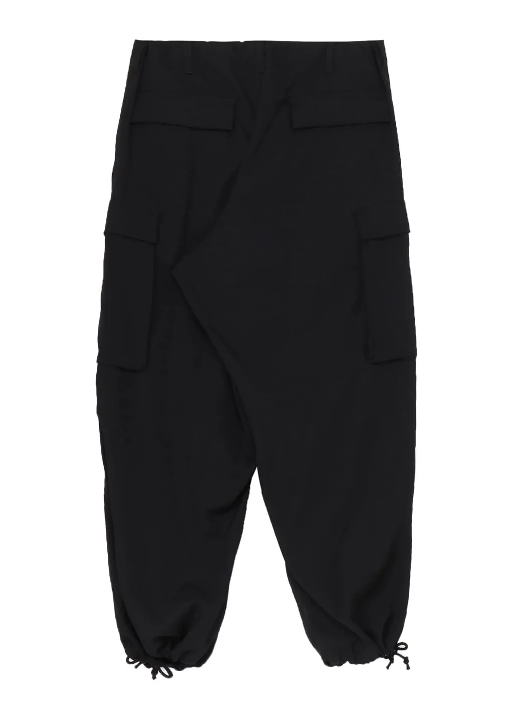 Wool Gabardine Cargo Pants