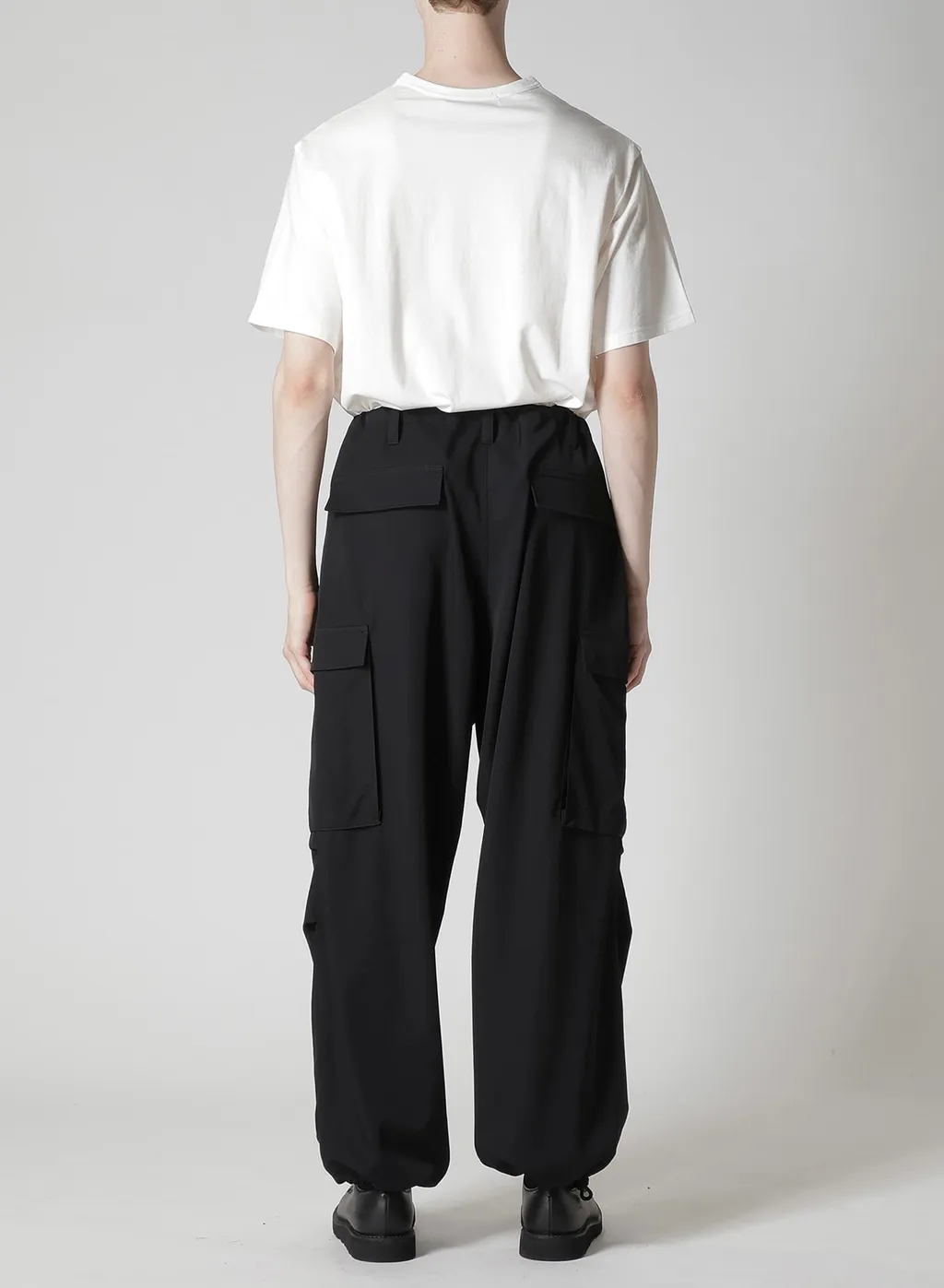 Wool Gabardine Cargo Pants