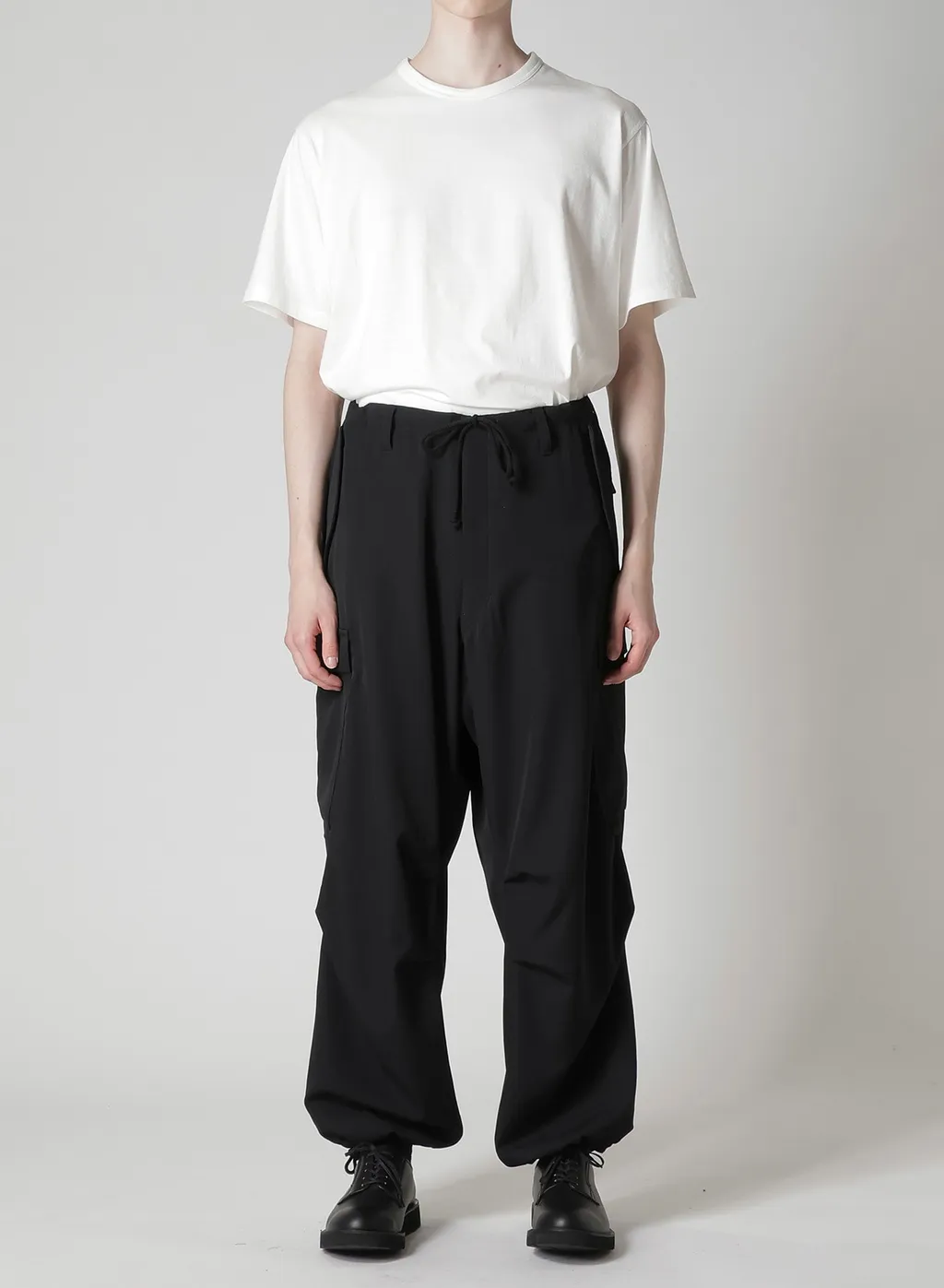 Wool Gabardine Cargo Pants