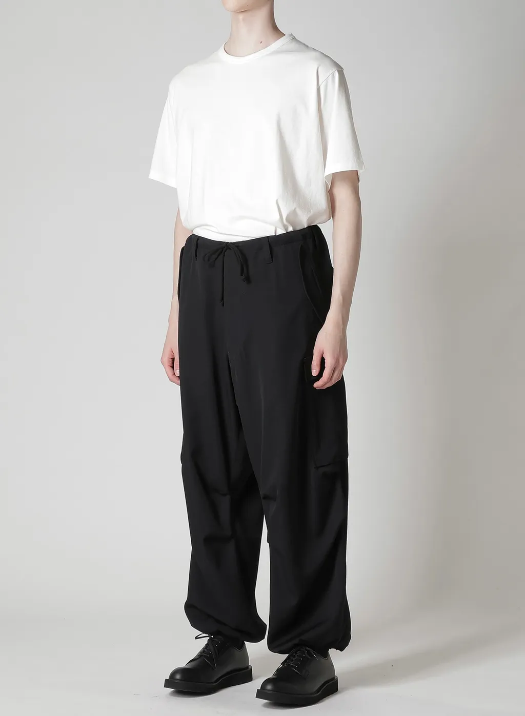 Wool Gabardine Cargo Pants