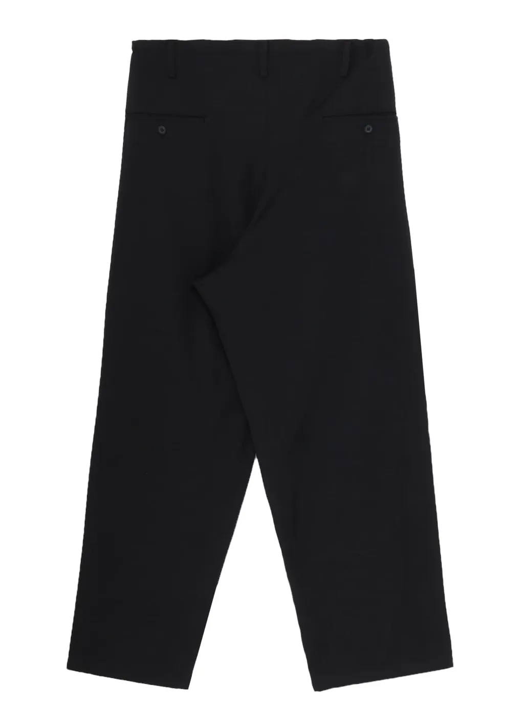 Wool Gabardine Wide String Pants
