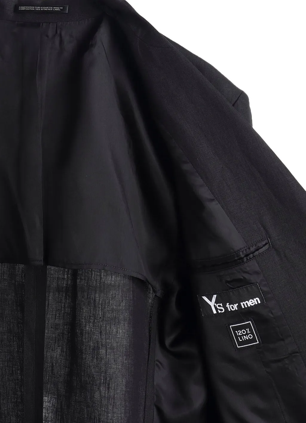Y's For Men X 120% Lino Linen Jacket