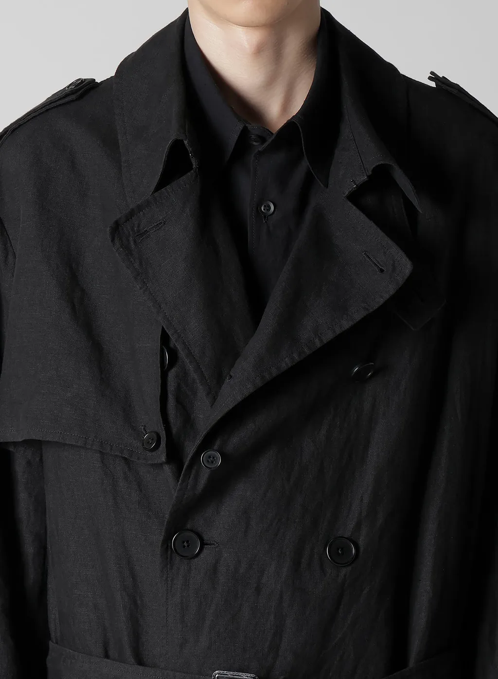 Y's For Men X 120% Lino Linen Coat
