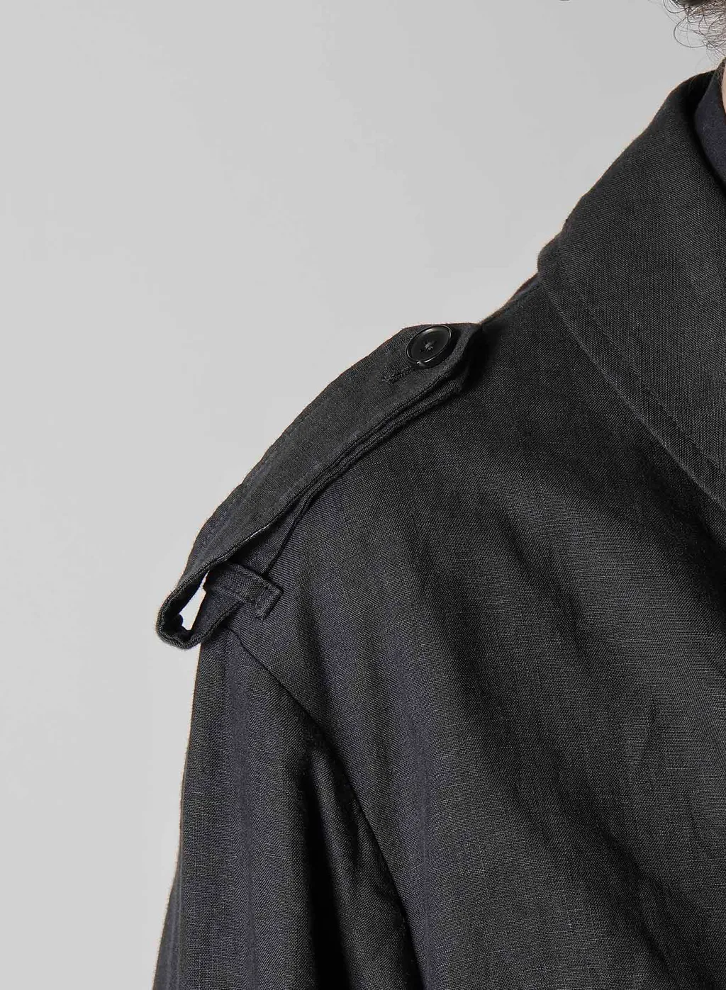 Y's For Men X 120% Lino Linen Coat