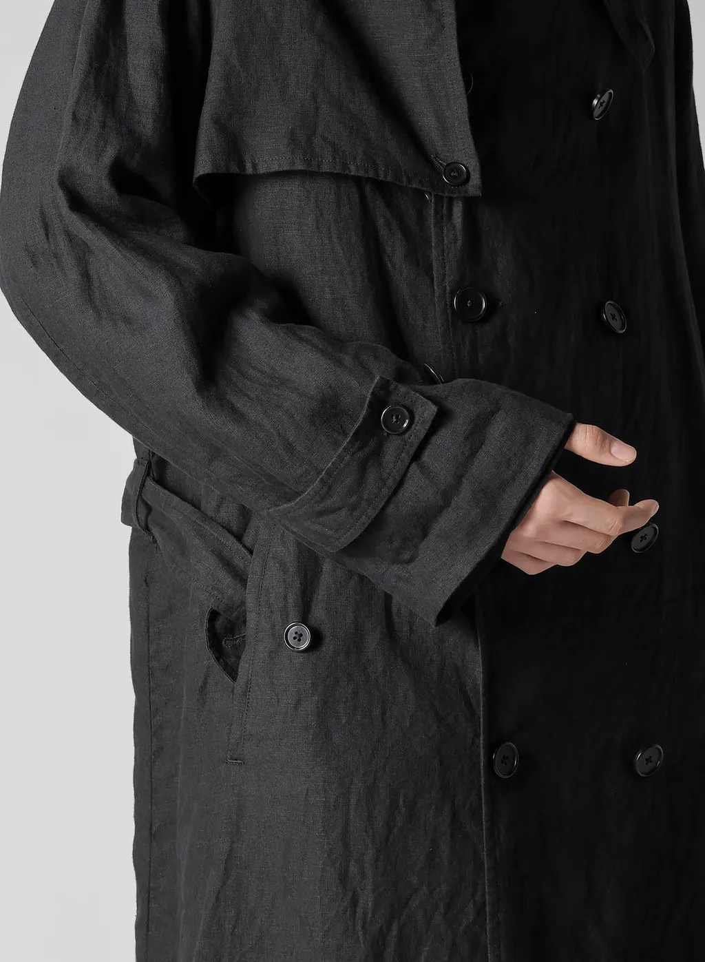 Y's For Men X 120% Lino Linen Coat