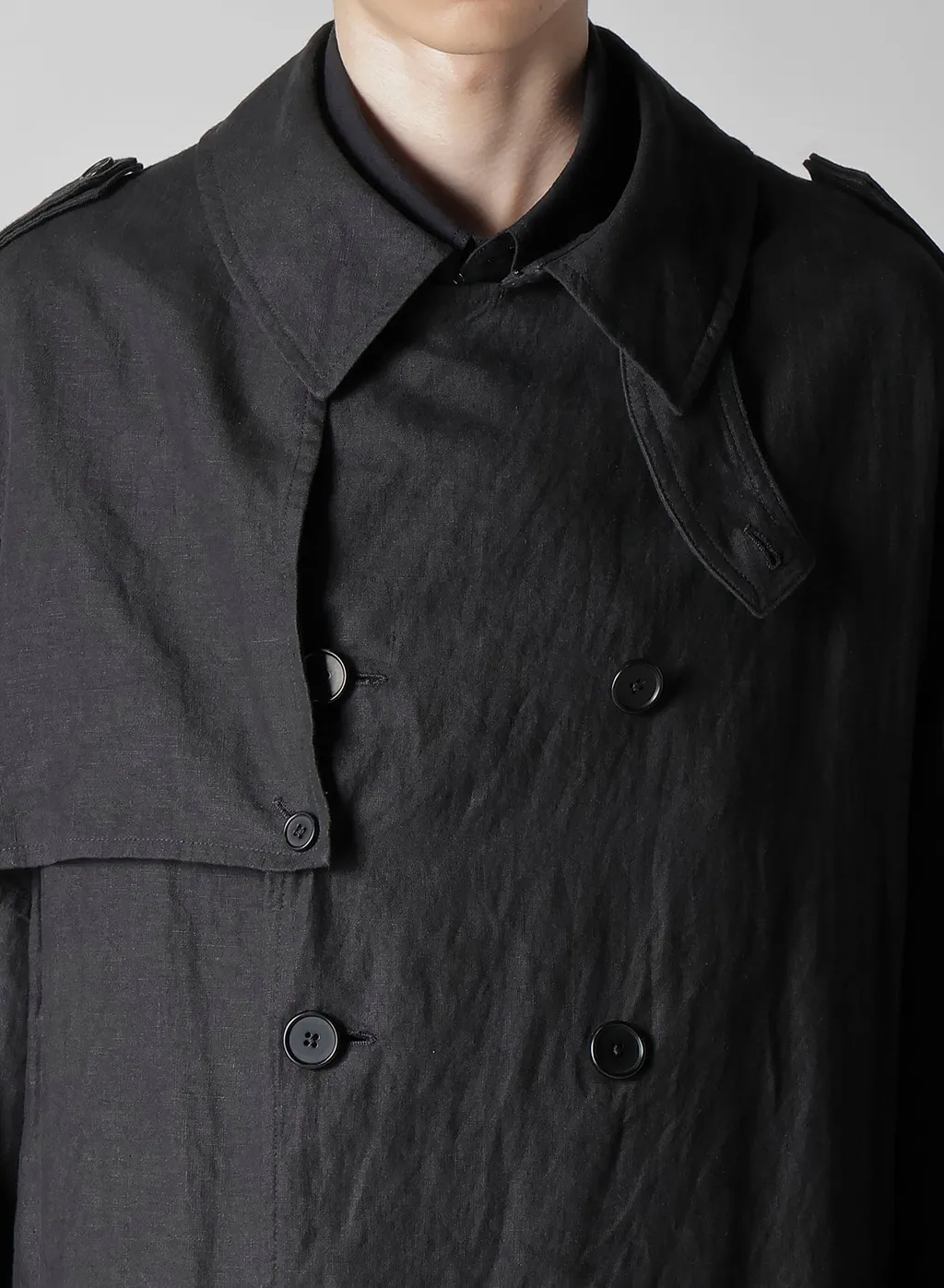 Y's For Men X 120% Lino Linen Coat