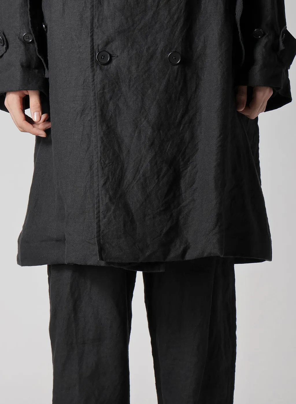 Y's For Men X 120% Lino Linen Coat
