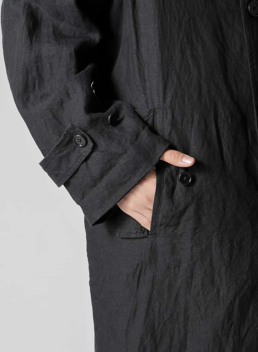 Y's For Men X 120% Lino Linen Coat