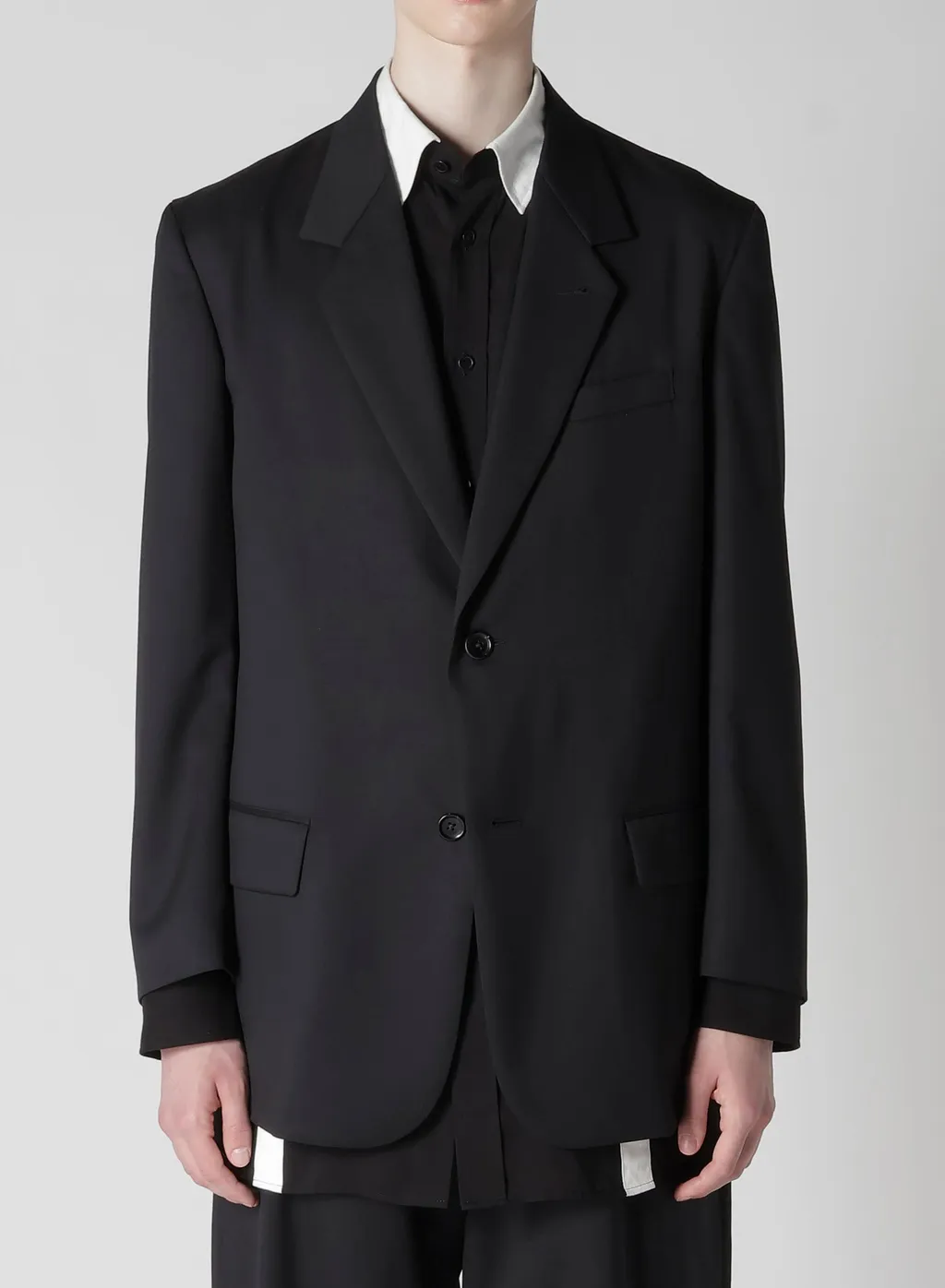 Suit Gabardine Jacket With 2-Buttons