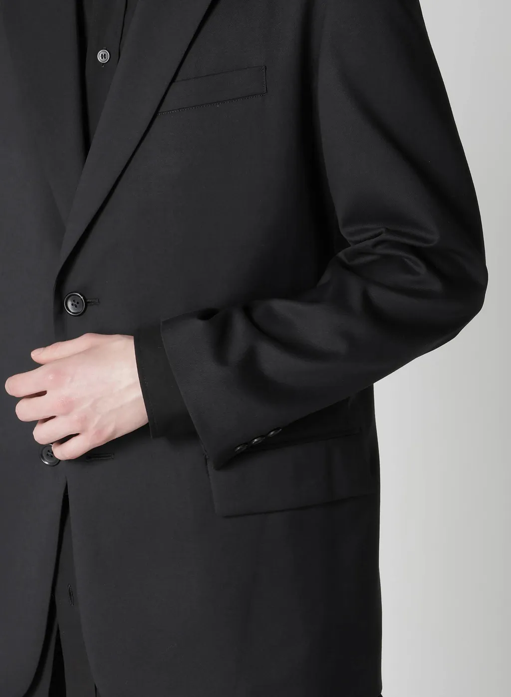 Suit Gabardine Jacket With 2-Buttons