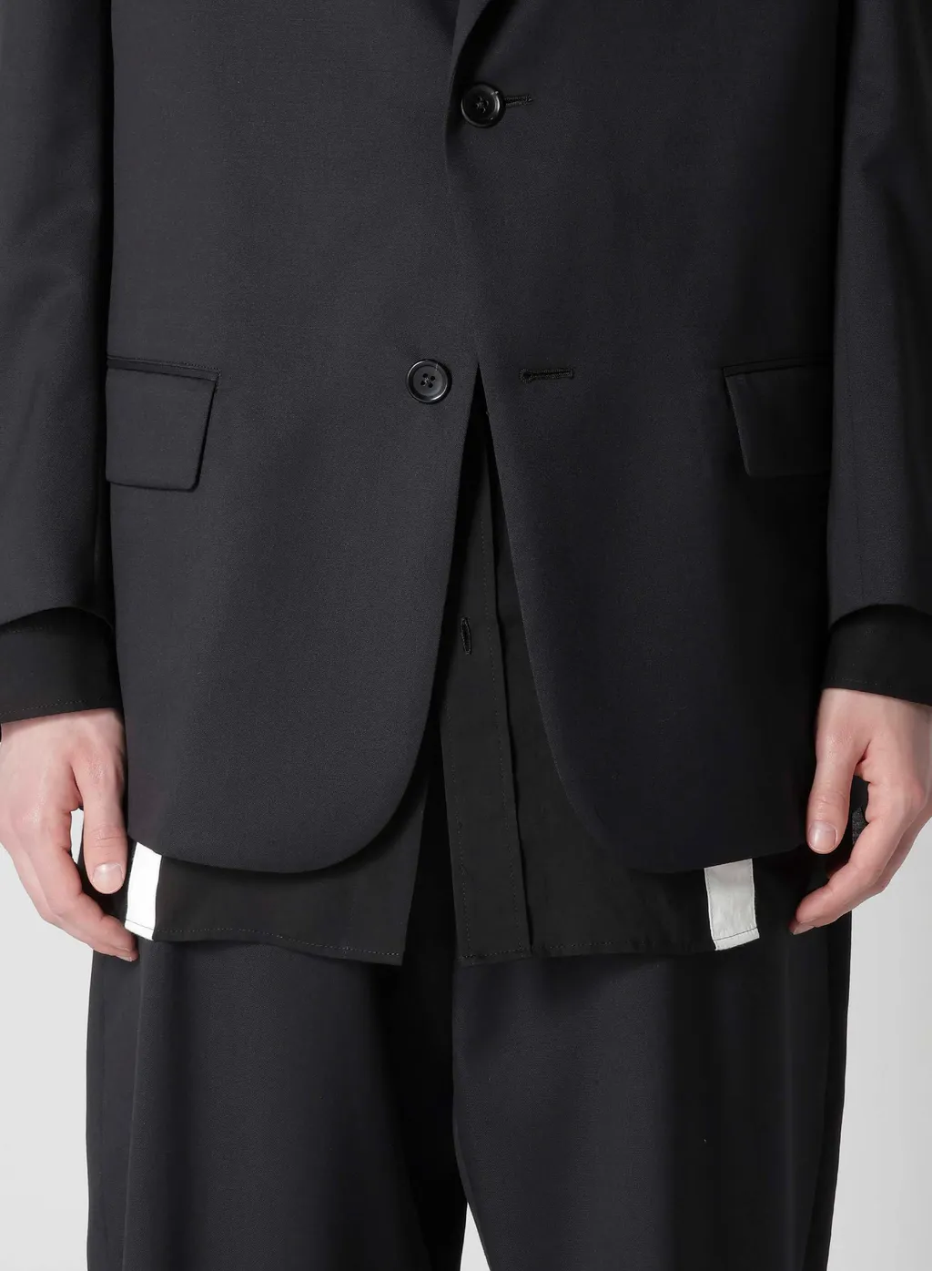 Suit Gabardine Jacket With 2-Buttons