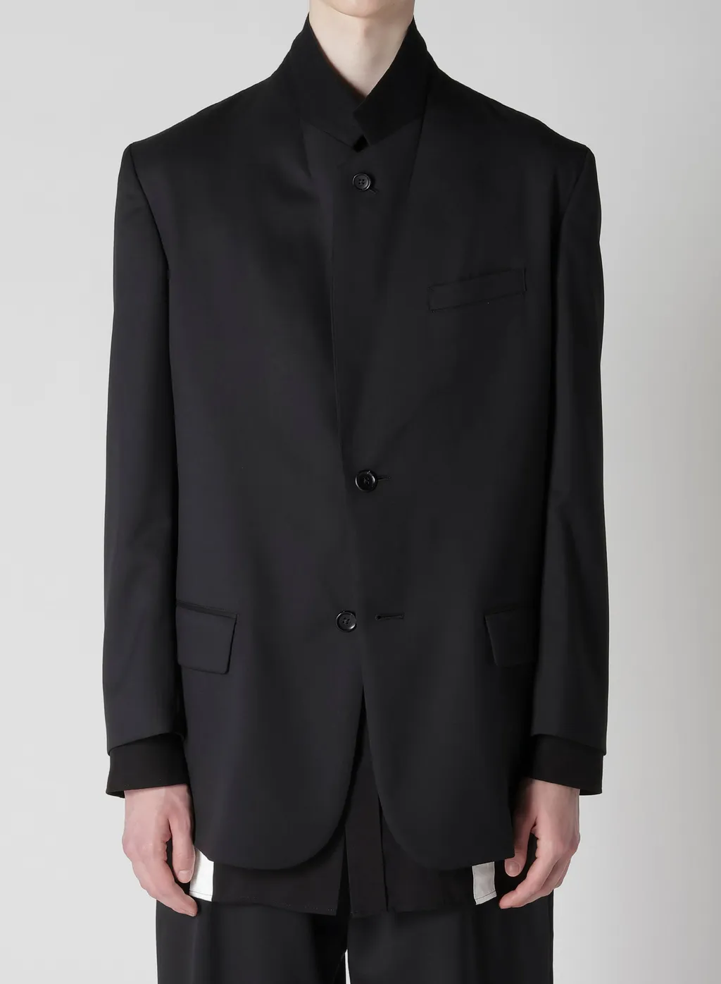 Suit Gabardine Jacket With 2-Buttons