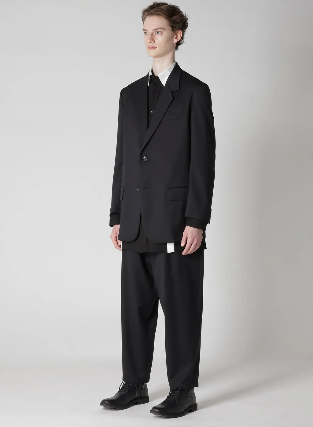 Suit Gabardine Jacket With 2-Buttons