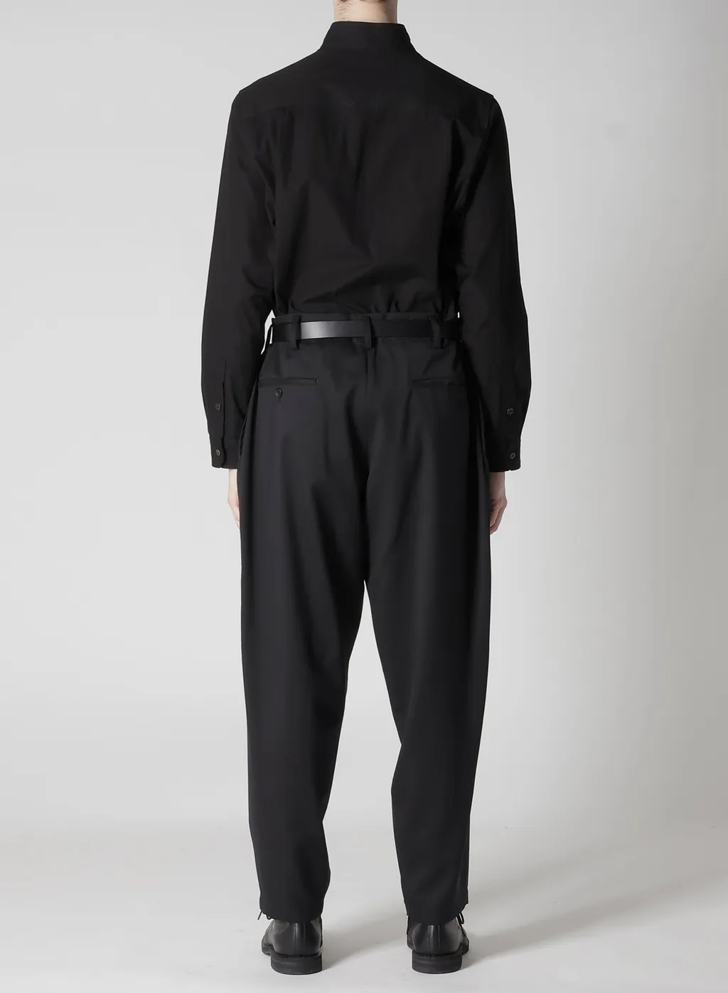 Suit Gabardine Pants With Side Tuck