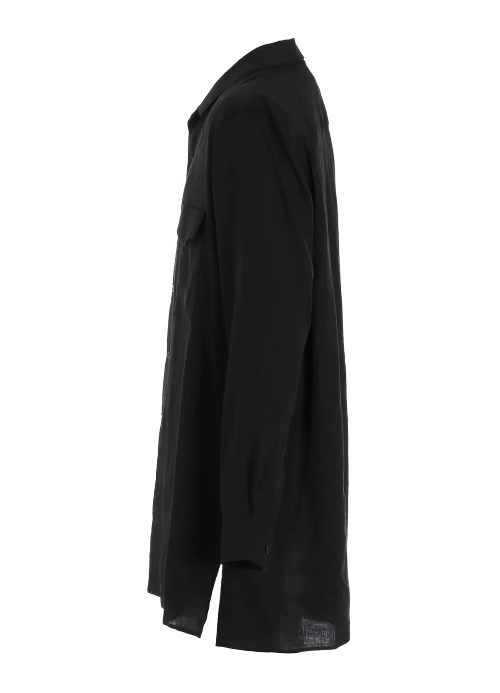 Linen Cloth Open Collar Shirt