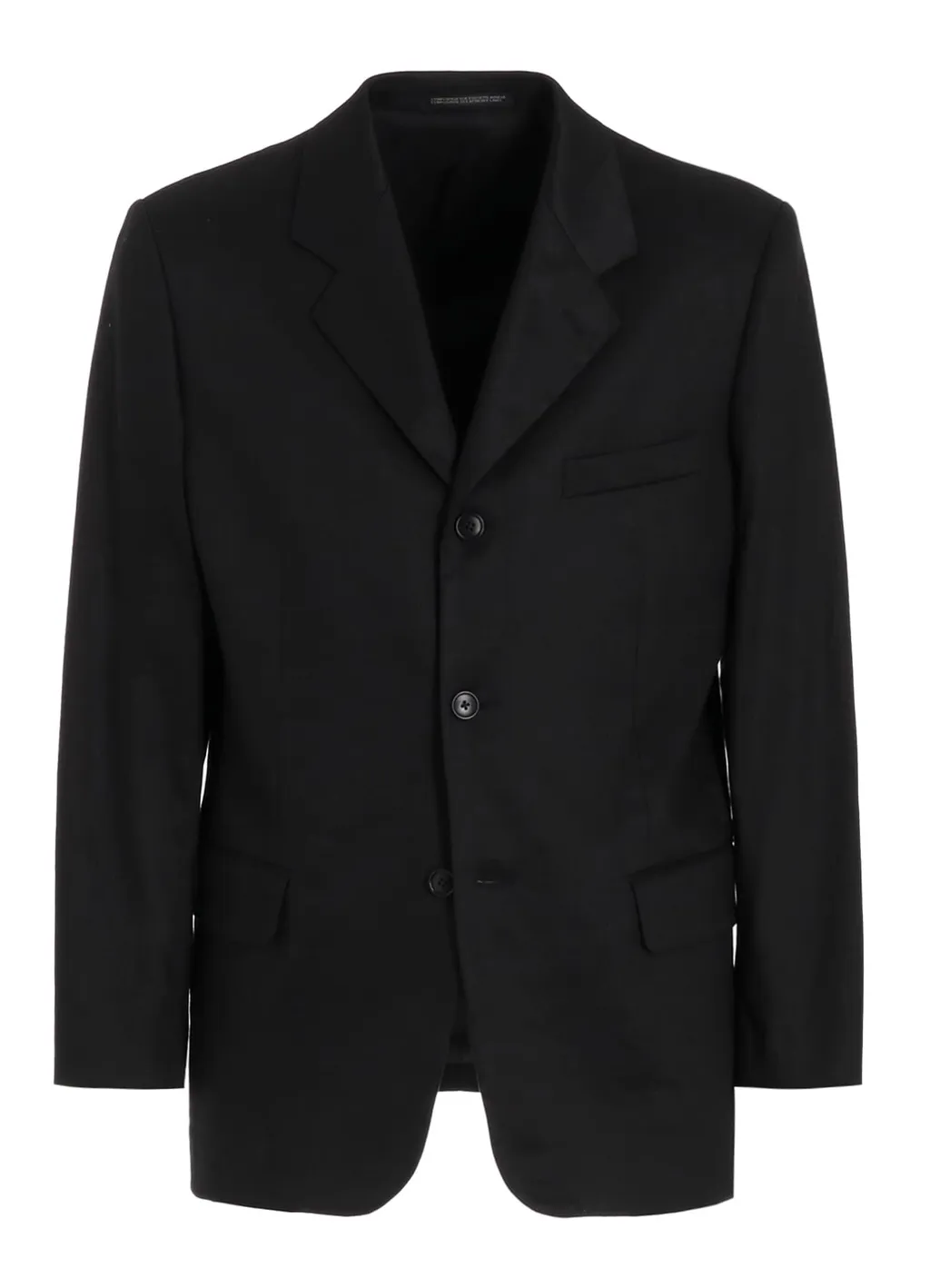 Linen Cotton Twill Jacket With 3-Button