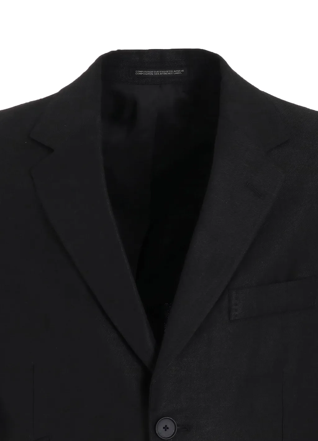 Linen Twill Jacket With 2-Button