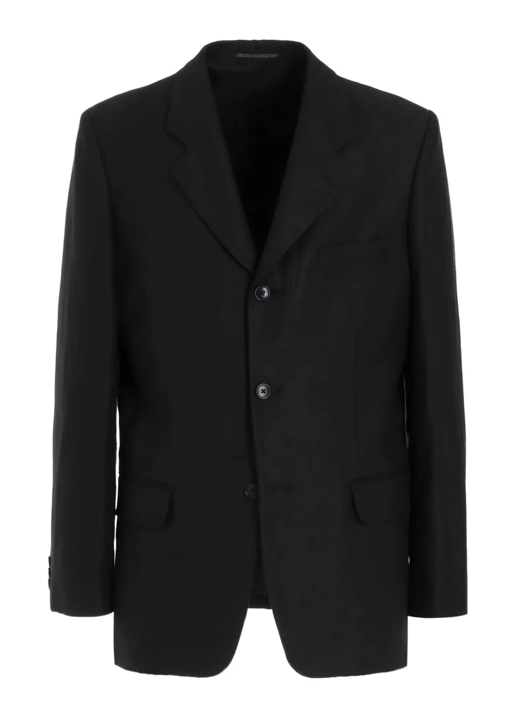 Linen Twill Jacket With 3-Button