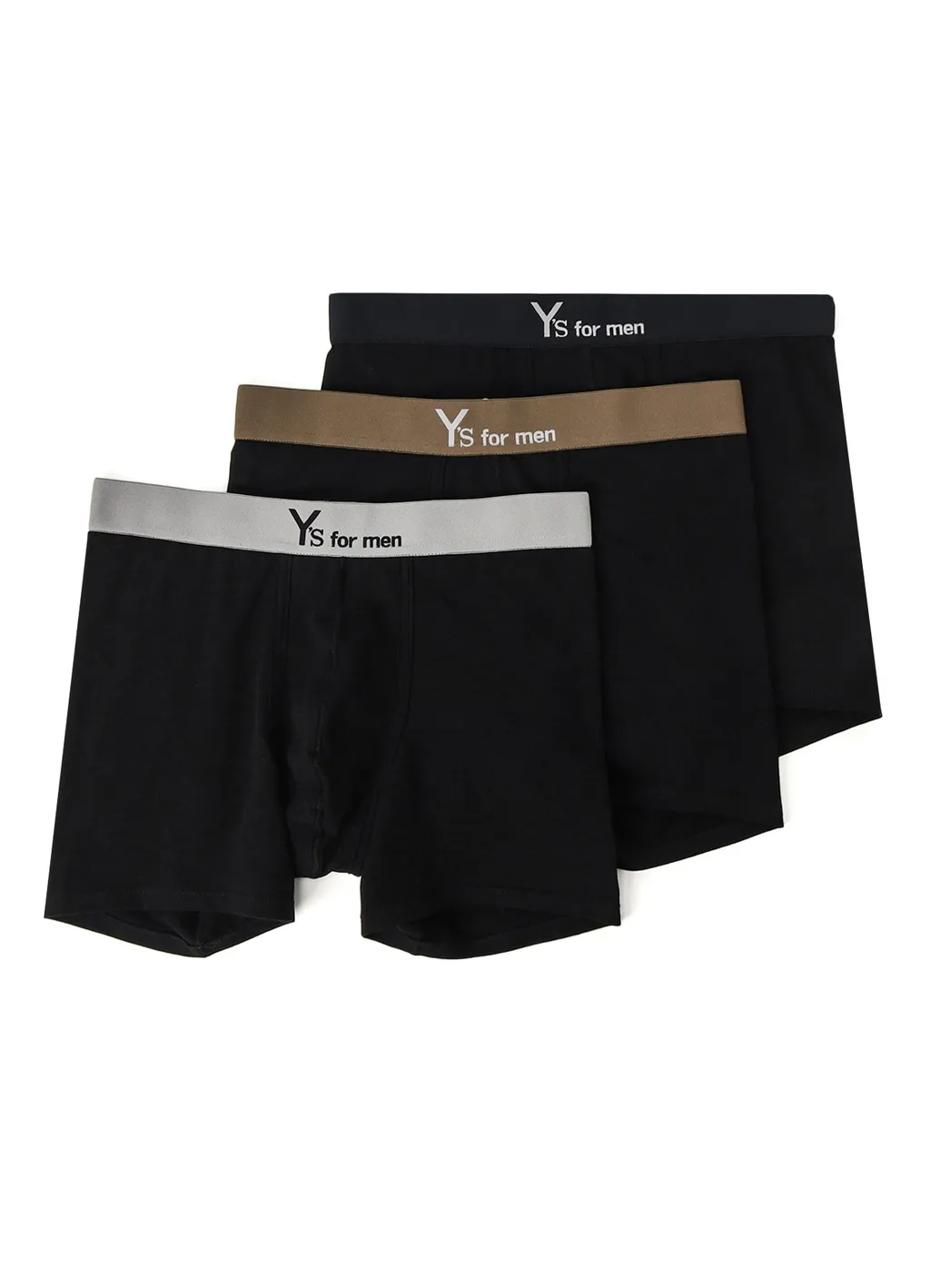 Y's For Men 3Pack Boxer Briefs