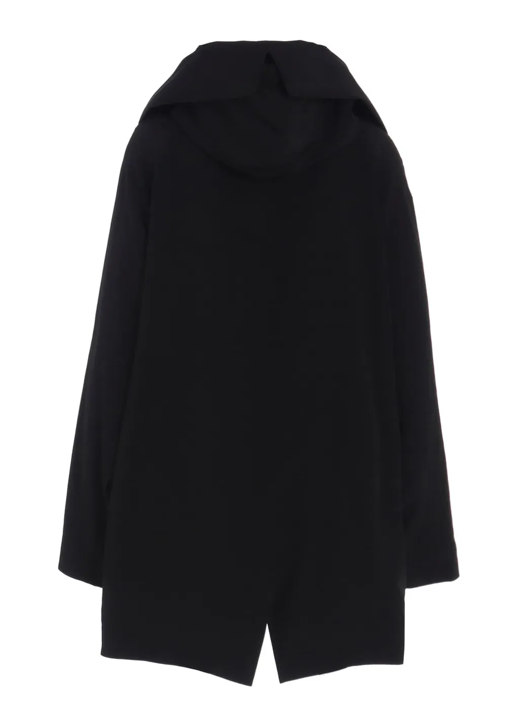 Ta/Pe Crepe De Chine Hooded Cape Coat