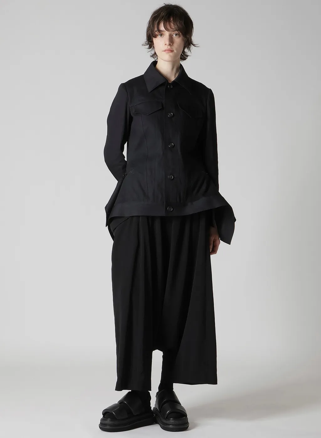 Ta/Pe Crepe De Chine Big Pocket Sarouel Pants