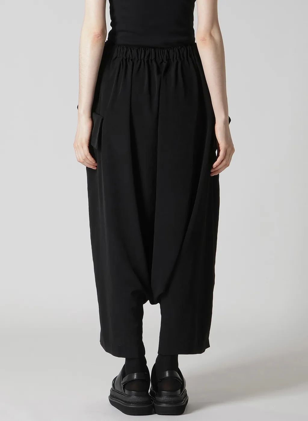 Ta/Pe Crepe De Chine Big Pocket Sarouel Pants