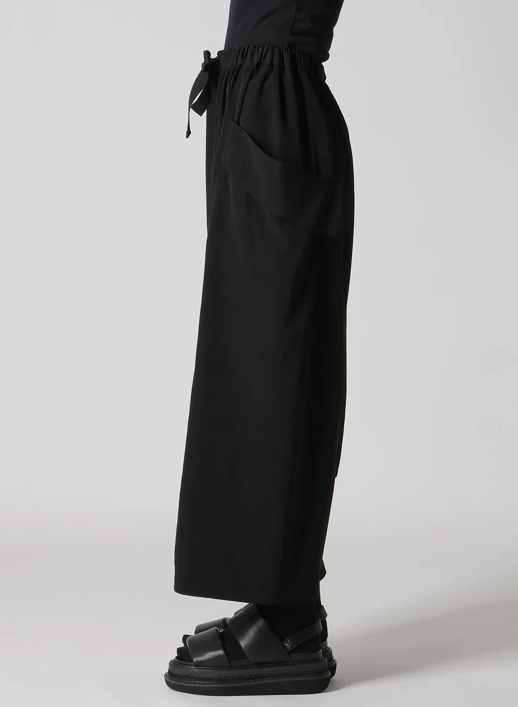Ta/Pe Crepe De Chine Big Pocket Sarouel Pants