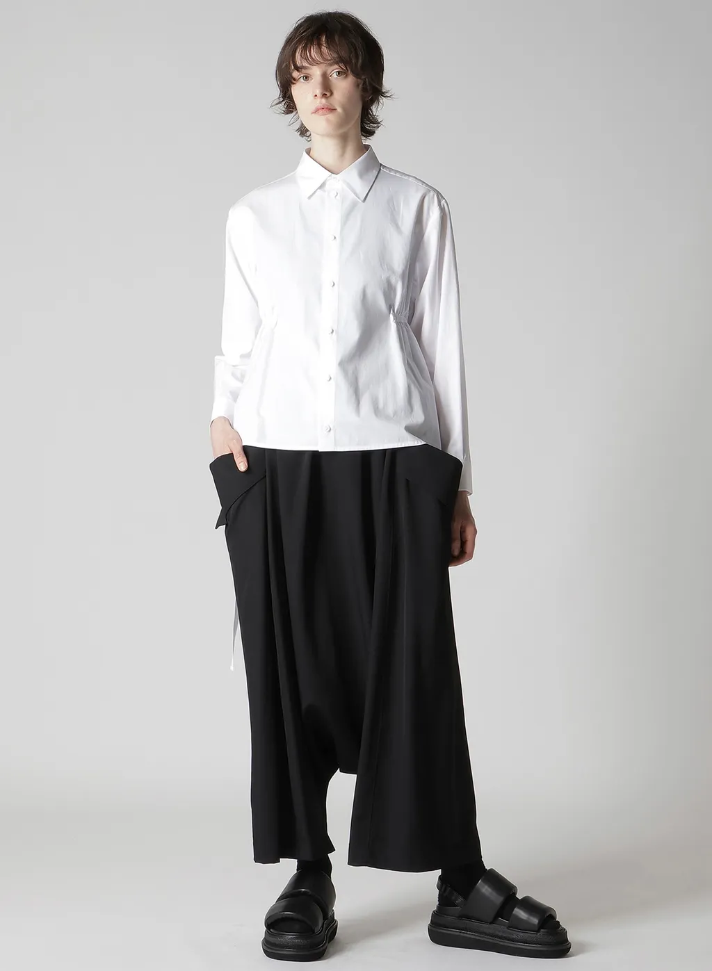 Broad Waist Gather-B