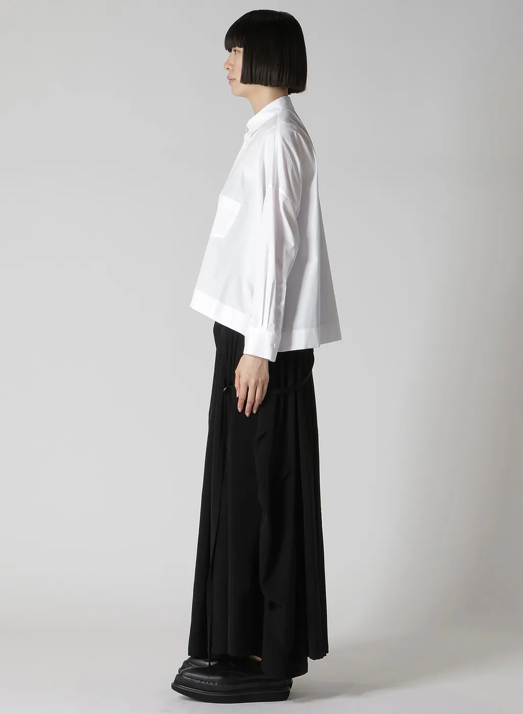 Broad Oversized Blouse