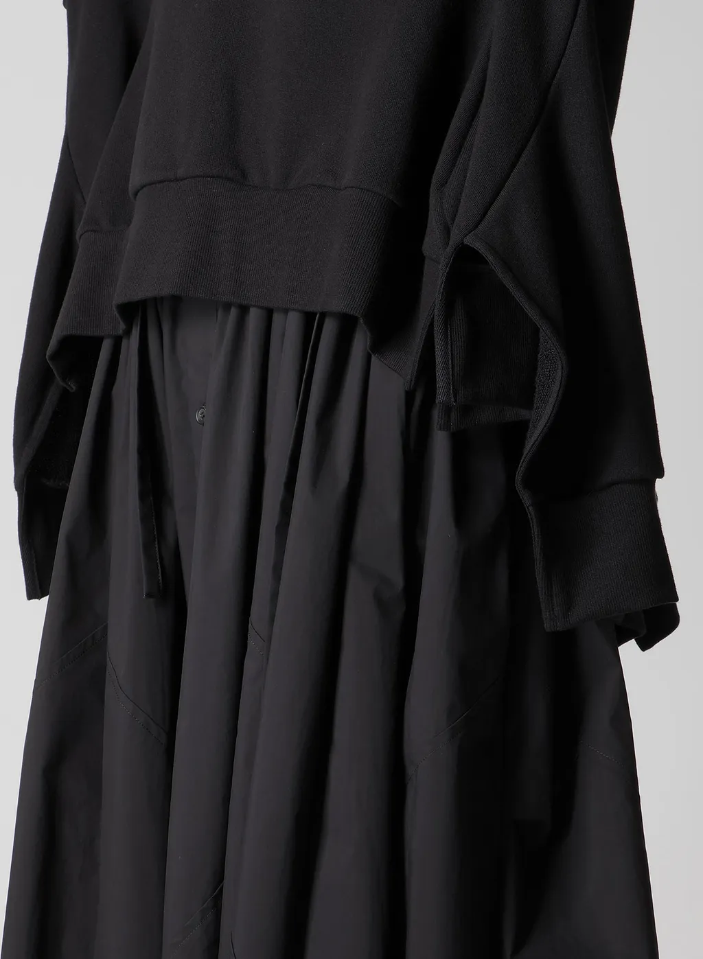Liy/C French Terry Flared Half-Zip Pullover