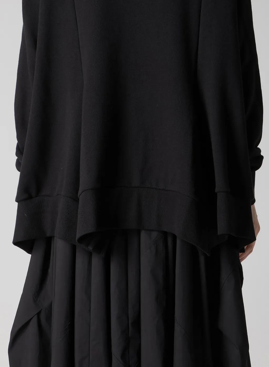 Liy/C French Terry Flared Half-Zip Pullover