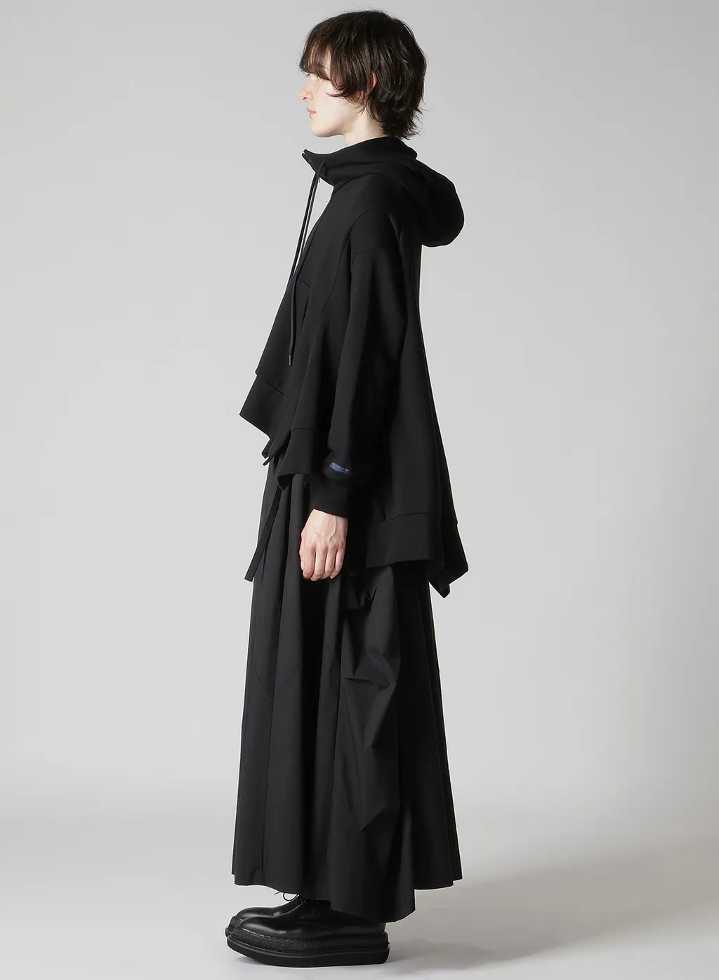 Liy/C French Terry Flared Hoodie