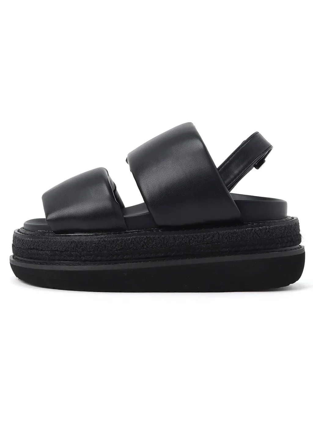 Pu Leather Flatform Sandal