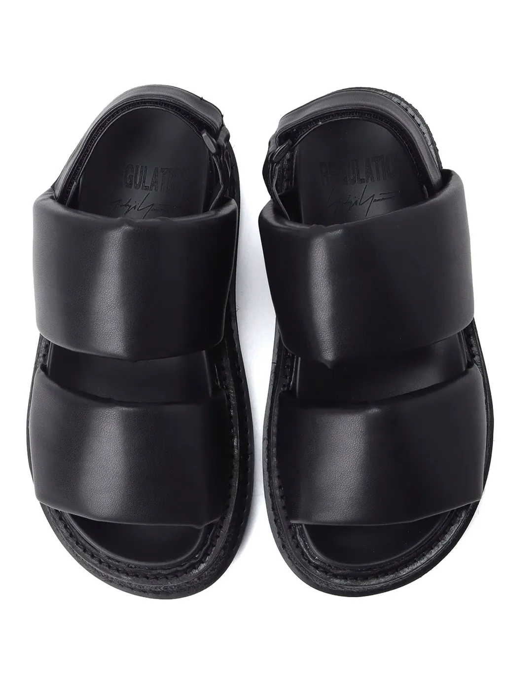 Pu Leather Flatform Sandal