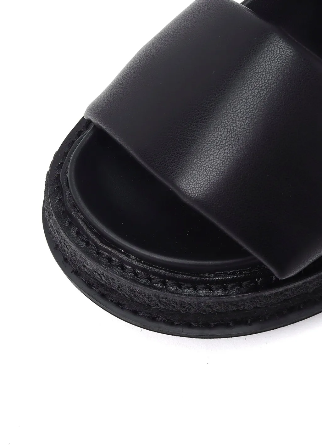 Pu Leather Flatform Sandal