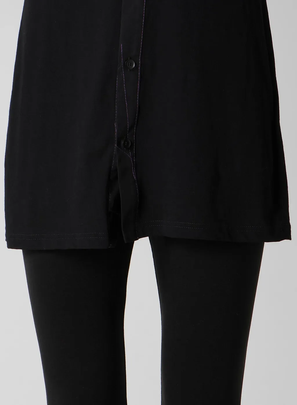 Cotton Single Jersey Color Stitched Blouse A