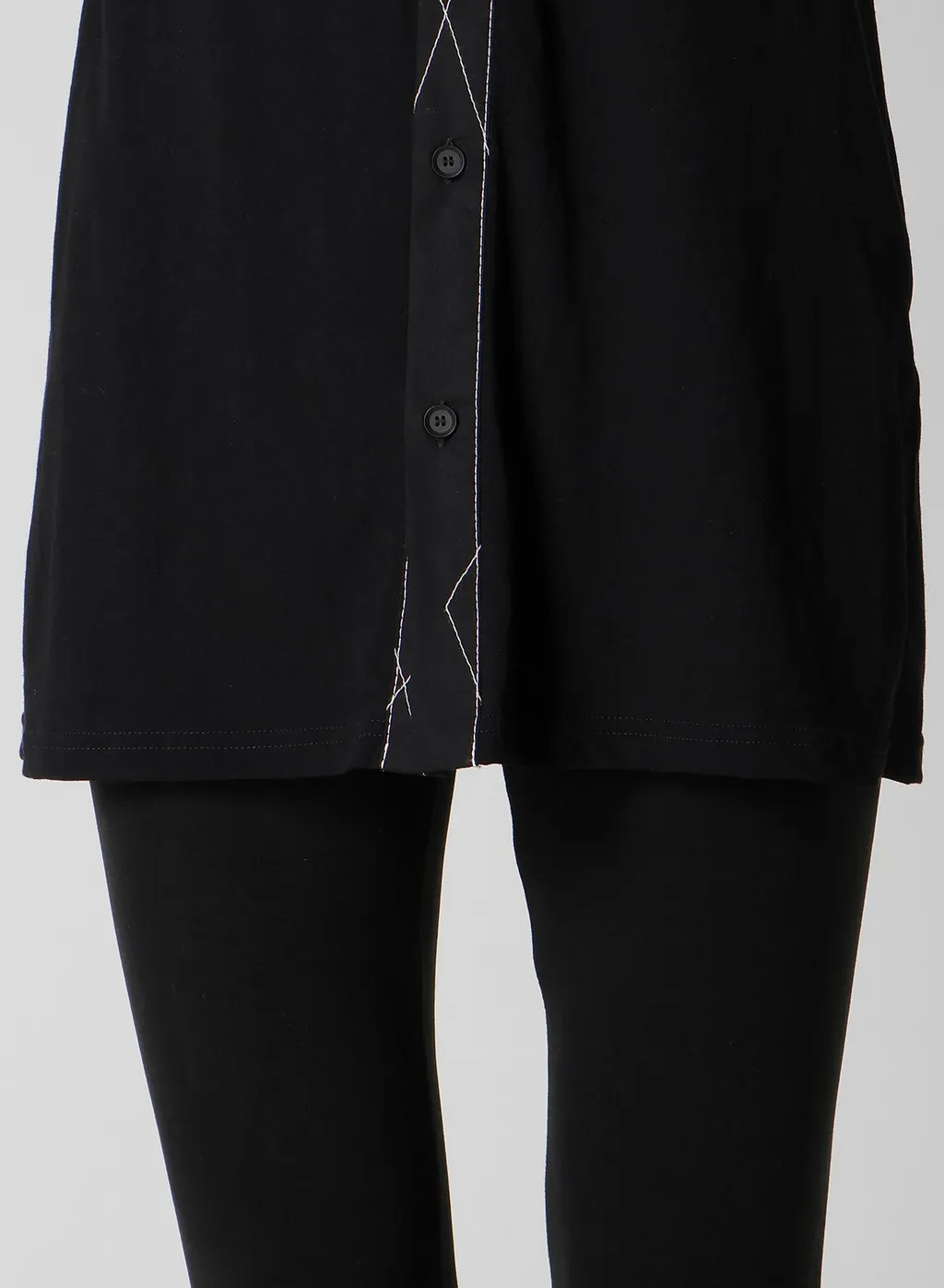 Cotton Single Jersey Color Stitched Blouse B