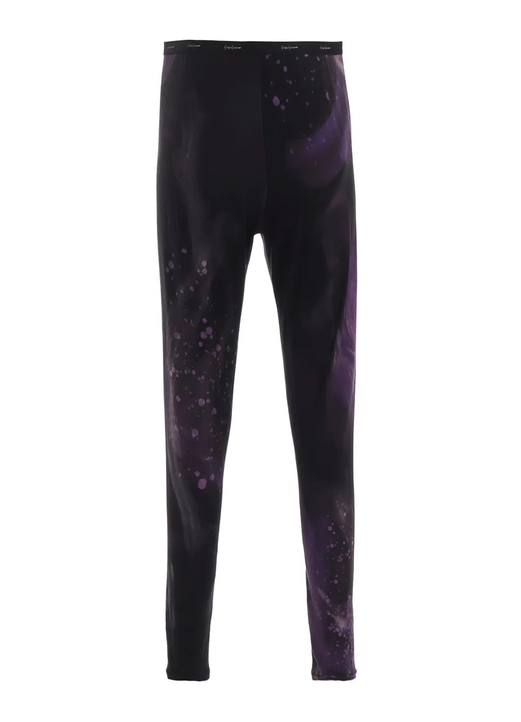 Purple A Pattern Basic Leggings