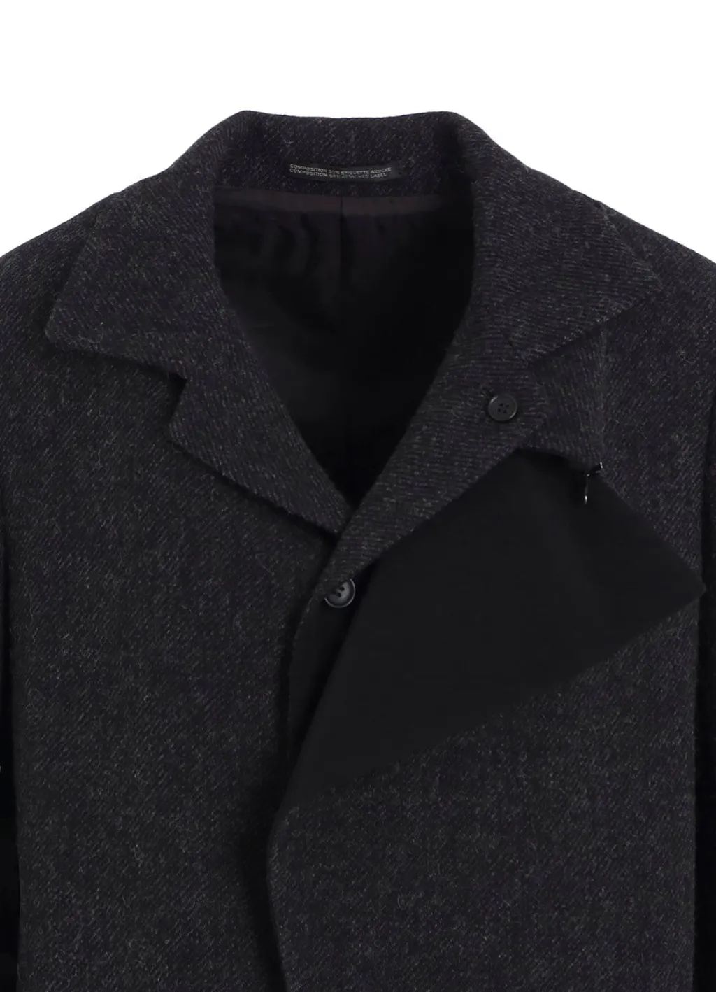 Tweed Cloth R Double Layered Long Coat