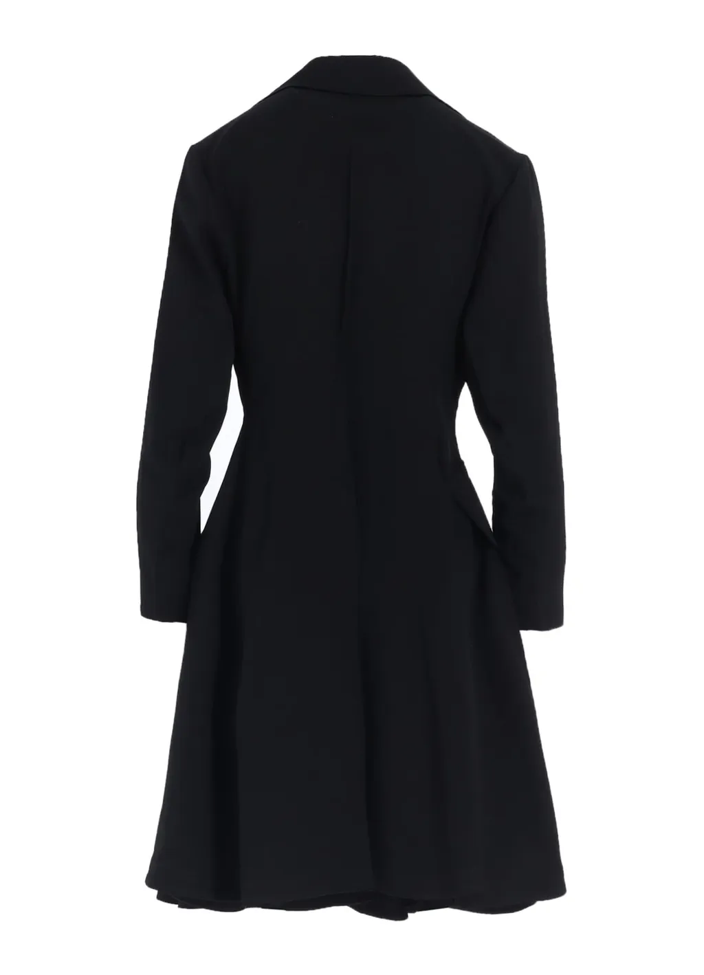 Gabardine Paneled Flare Coat