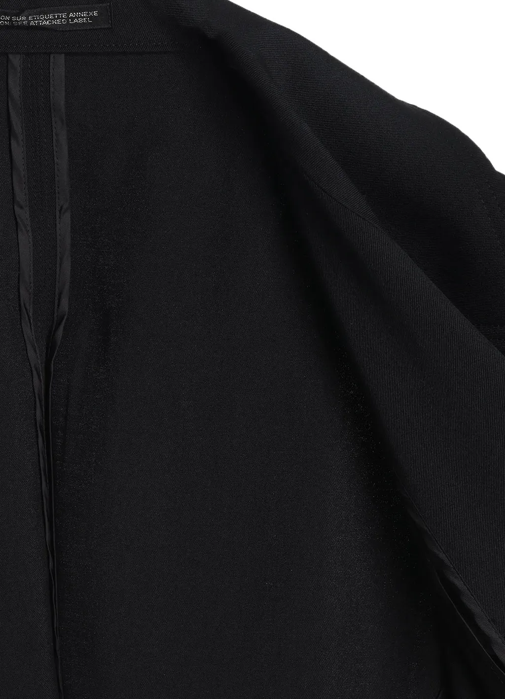 Gabardine Paneled Flare Coat