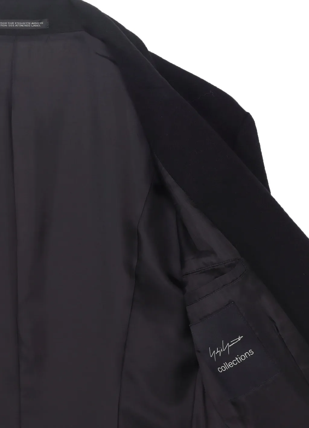 W/Ca Beaver Cloth Waist Belt D Coat