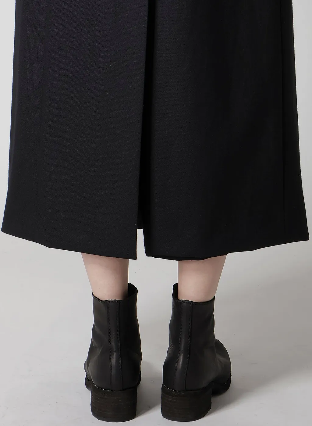 W/Saxony R Double Layered Long Coat