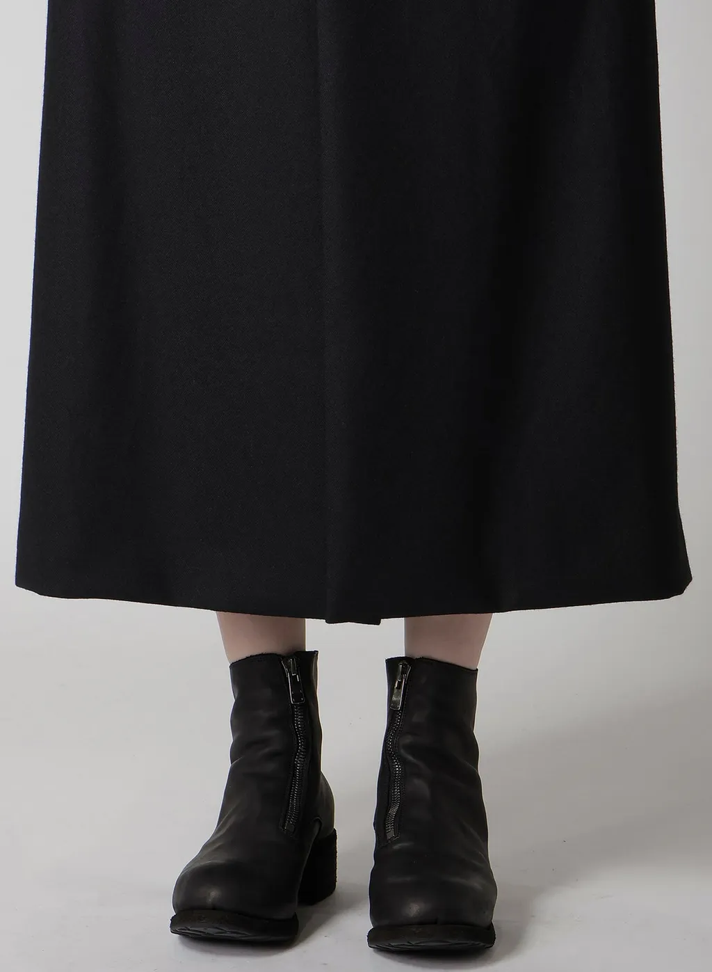 W/Saxony R Double Layered Long Coat