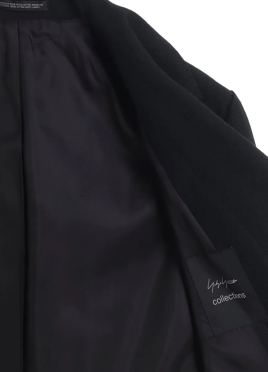 W/Saxony R Double Layered Long Coat