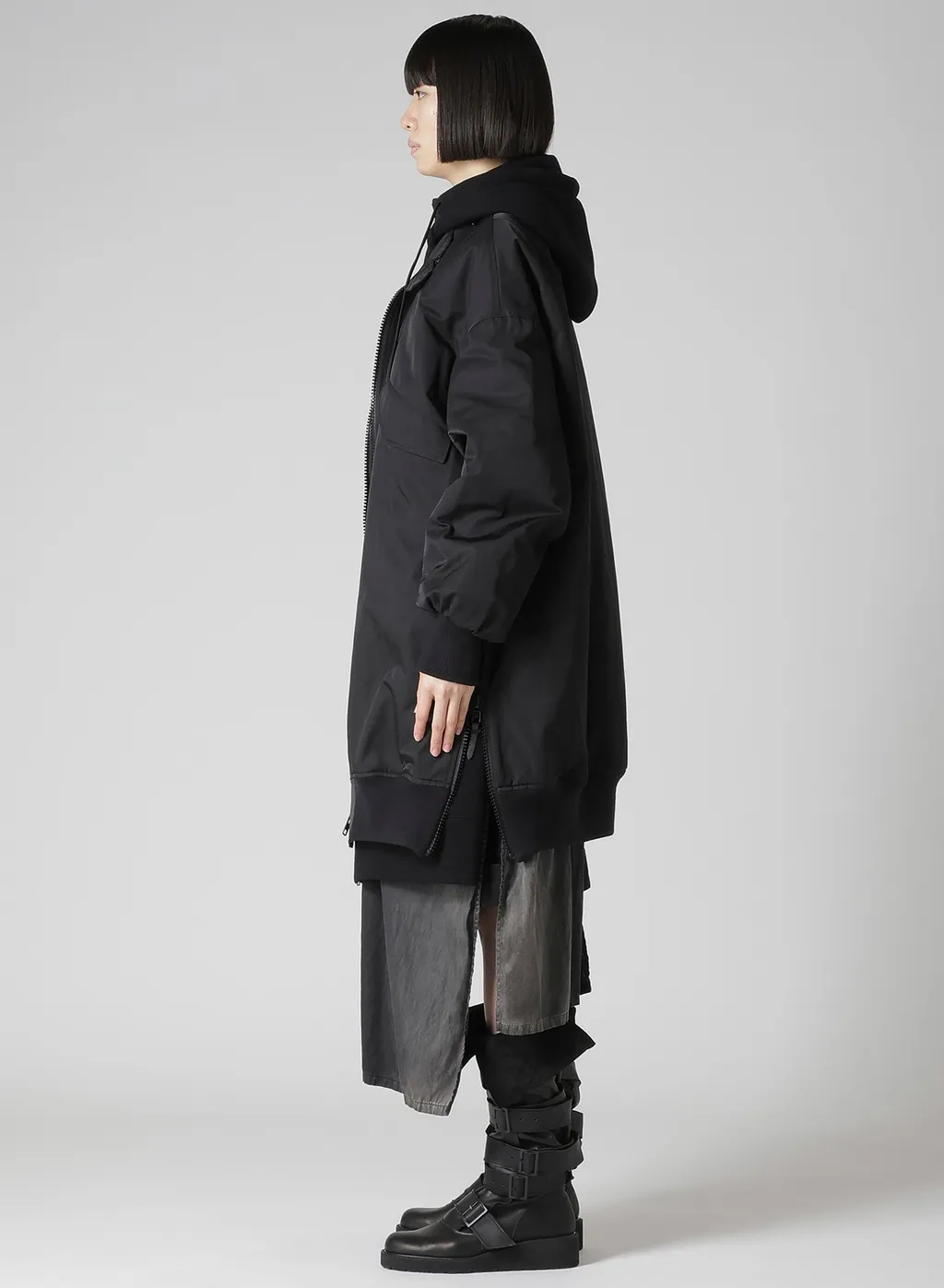 Ny/C Twill Hooded Bomber