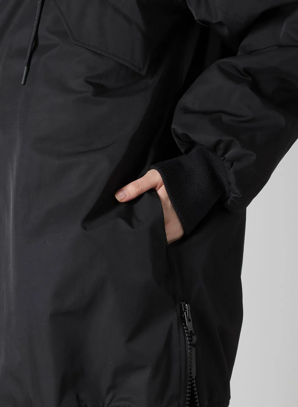 Ny/C Twill Hooded Bomber