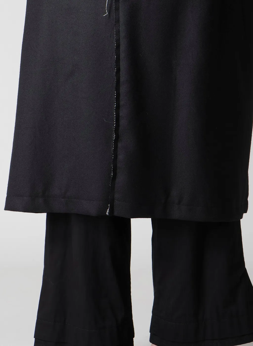 W/Saxony B/Tweed Stand Coat