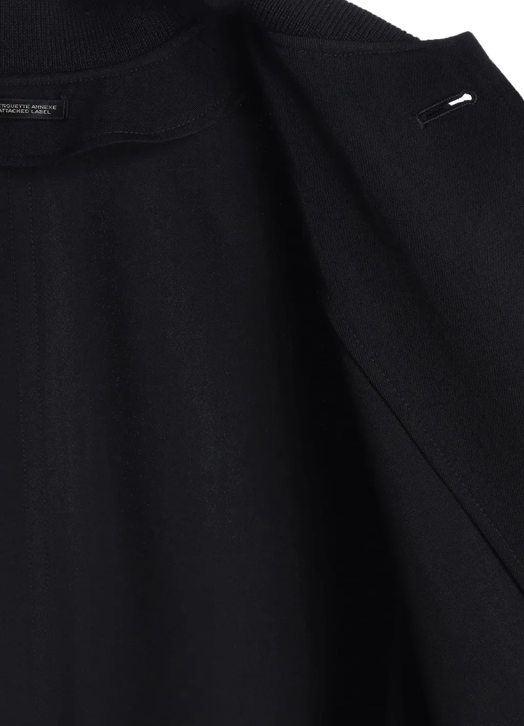Gabardine Padded Drape Coat
