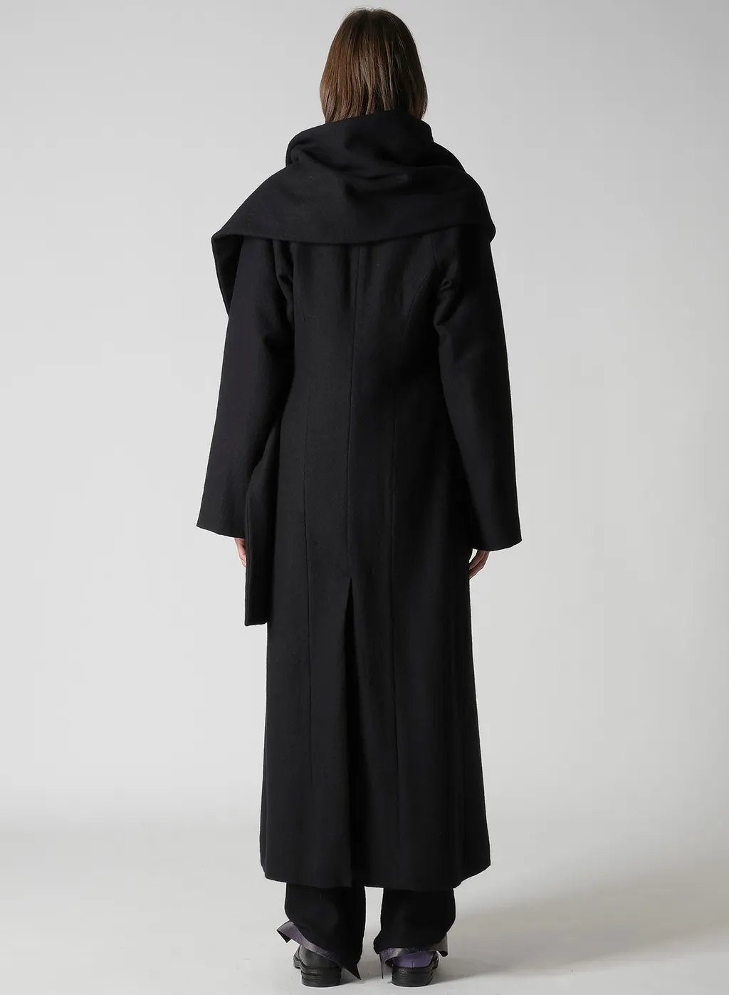 Wool Viyella Reversible Stole D Coat